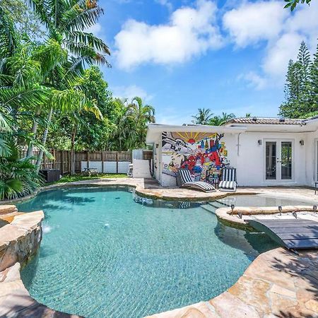 Modern Tropical Pool House North Miami Hot Tub Βίλα Εξωτερικό φωτογραφία